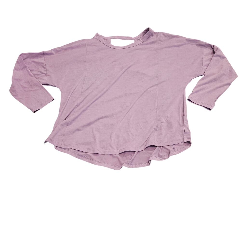 All in Motion Women's Lavender Dolman Sleeve Performance Top XL